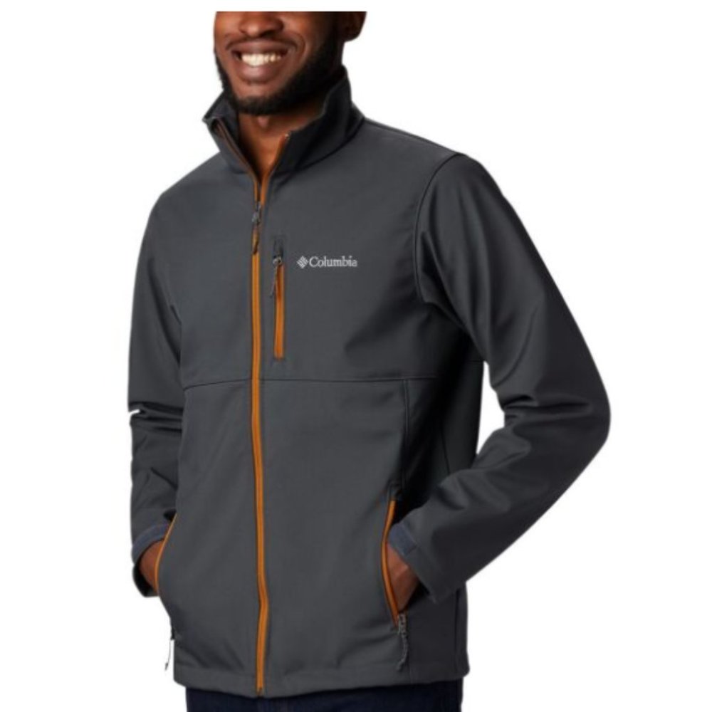 Columbia mens Ascender softshell front zip jacket shark XL - 10, S -3